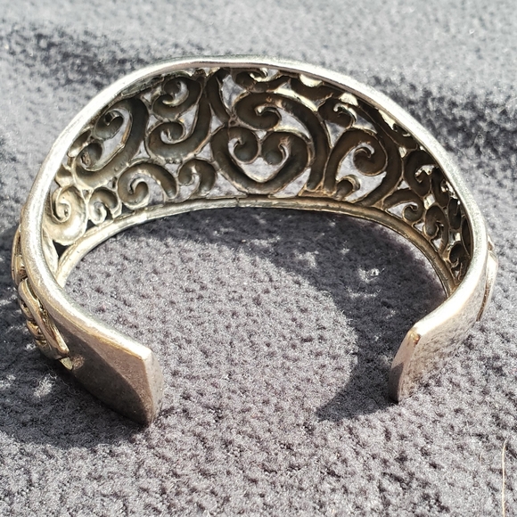 Brighton Silver Scrollwork Bracelet - Picture 3 of 3